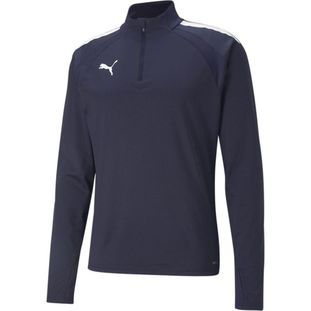 Puma Mens Colour Block Top / Navy/White